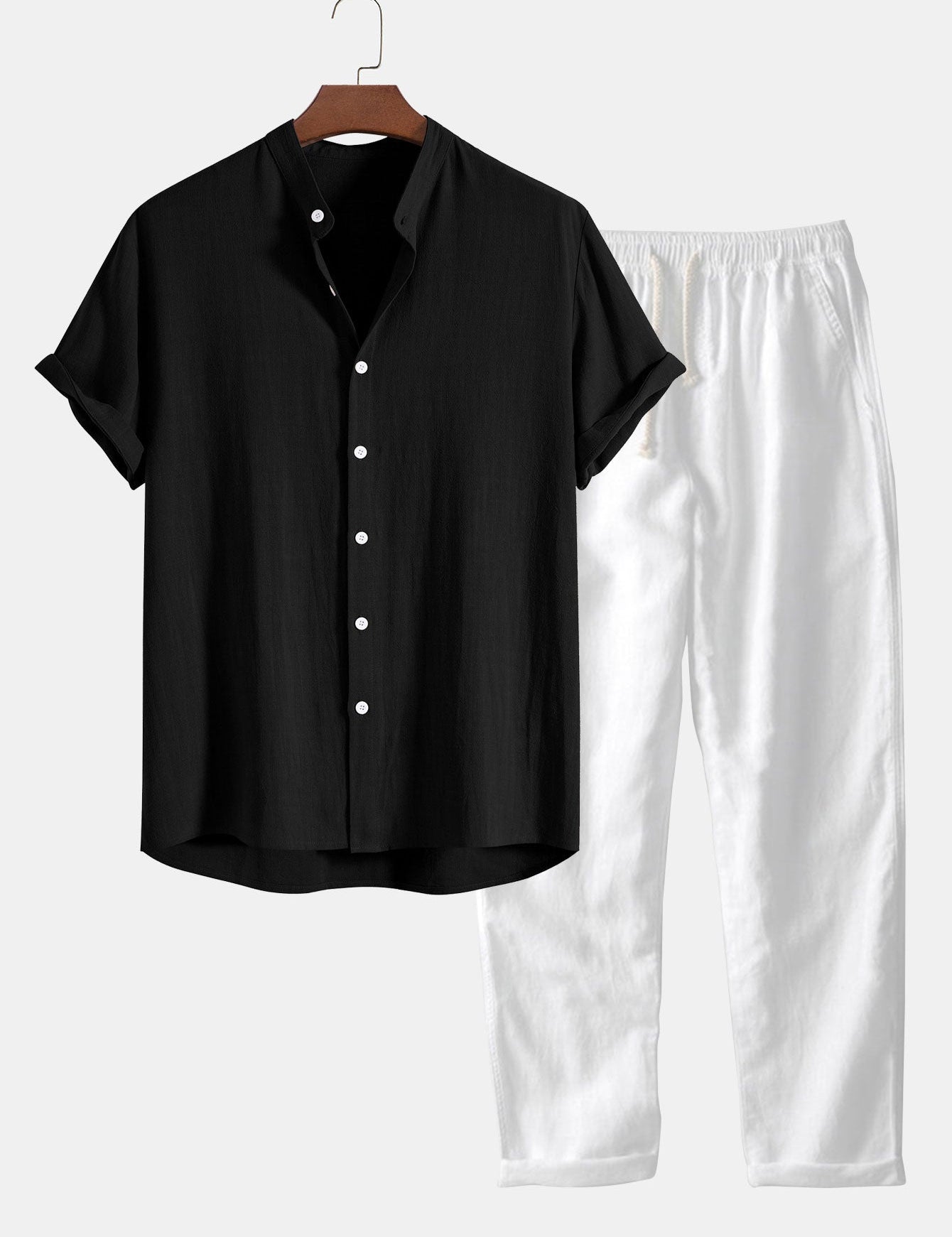 MIKE | Ensemble de Chemise et Pantalon pour Homme