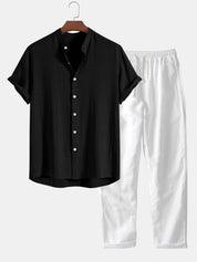 MIKE | Ensemble de Chemise et Pantalon pour Homme