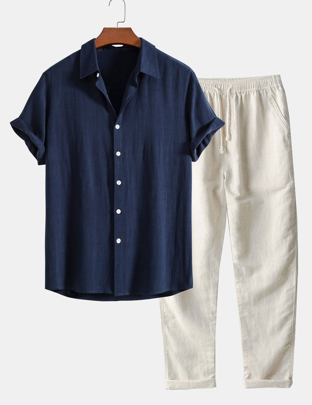 MIKE | Ensemble de Chemise et Pantalon pour Homme