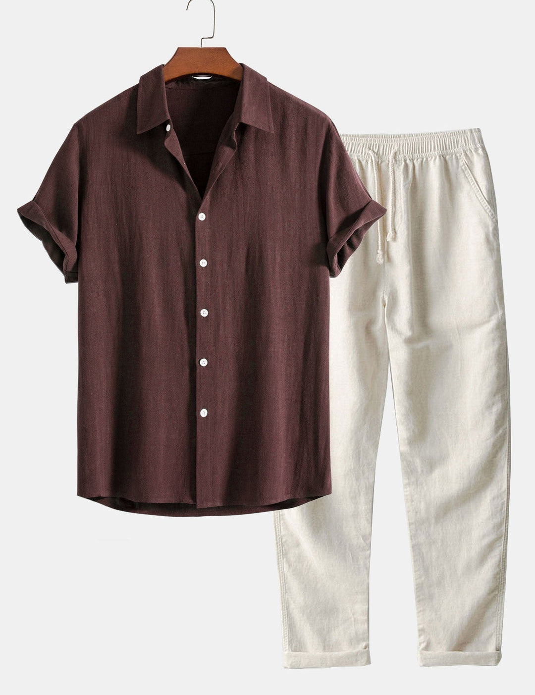 MIKE | Ensemble de Chemise et Pantalon pour Homme