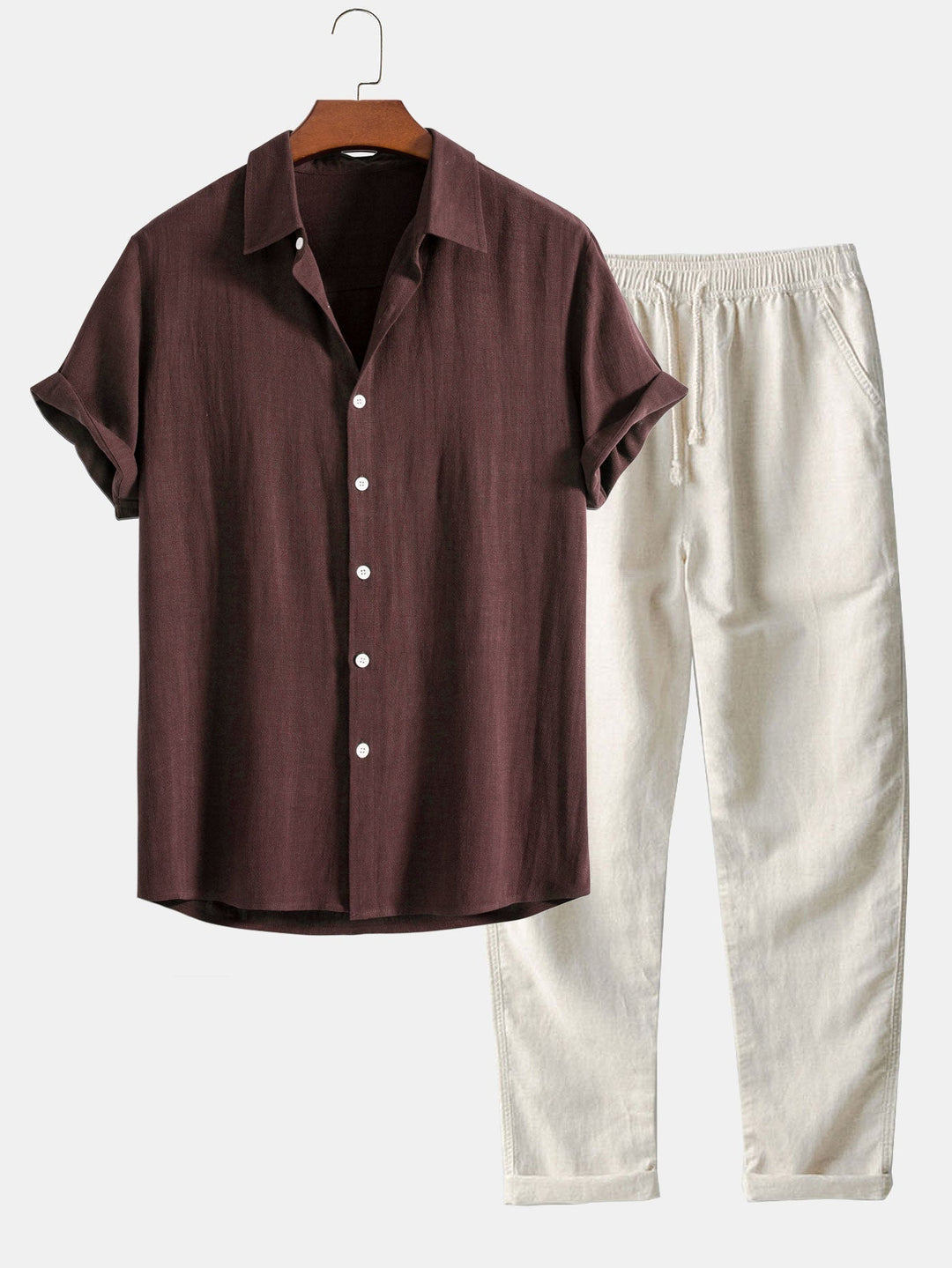 MIKE | Ensemble de Chemise et Pantalon pour Homme