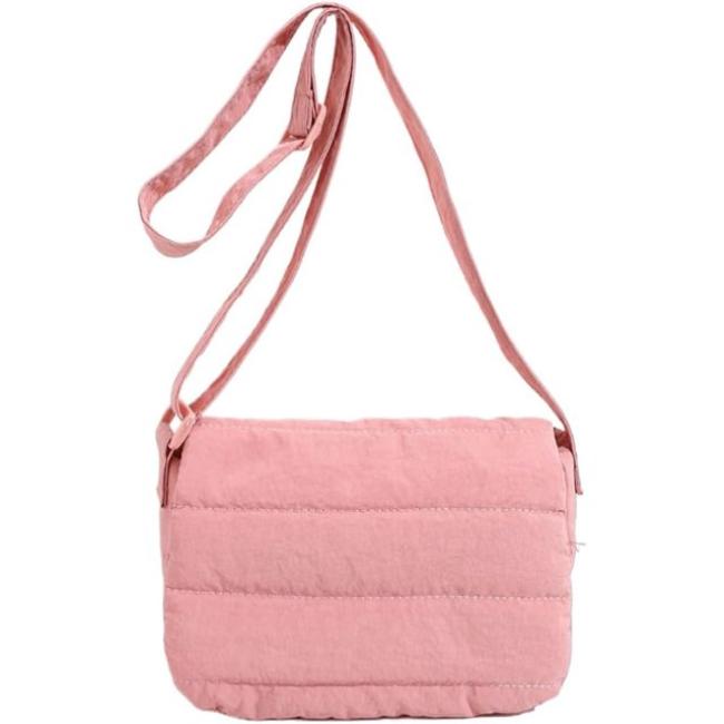 Nicole | Sac de voyage messager croisé de couleur unie chic