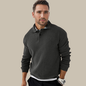 OSLO | Polo Shirt Casual Chic pour Hommes à Manches Longues