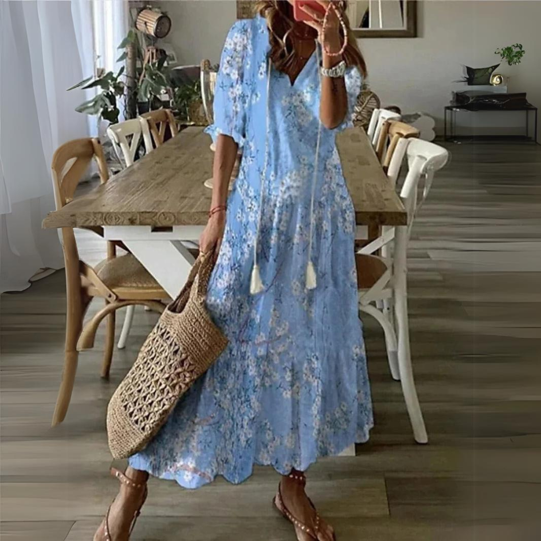 ANA | Robe Maxi Imprimé Fleuri