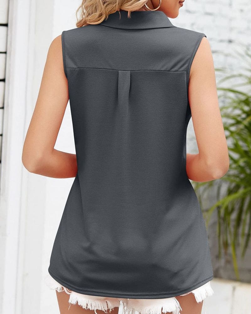 LUNA | Blouse sans manches légère