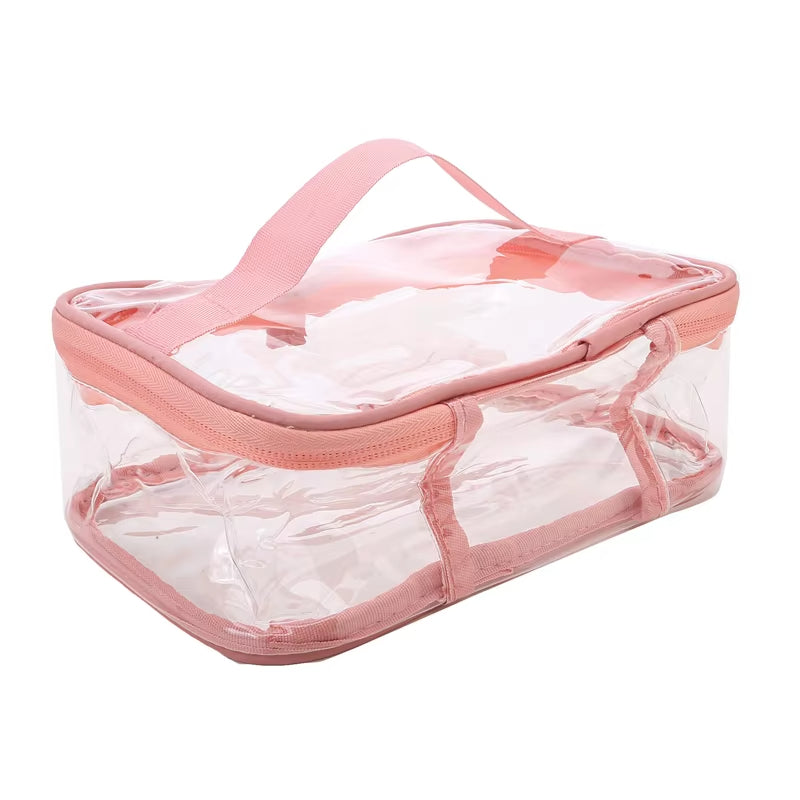 Braelyn | Trousse de maquillage en PVC transparent étanche avec fermeture éclair pour voyage