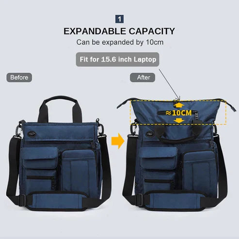 Nixon | Sac messager pour ordinateur portable imperméable et polyvalent