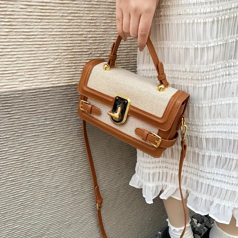 Annalise | Grand sac à bandoulière en cuir vintage pour femmes