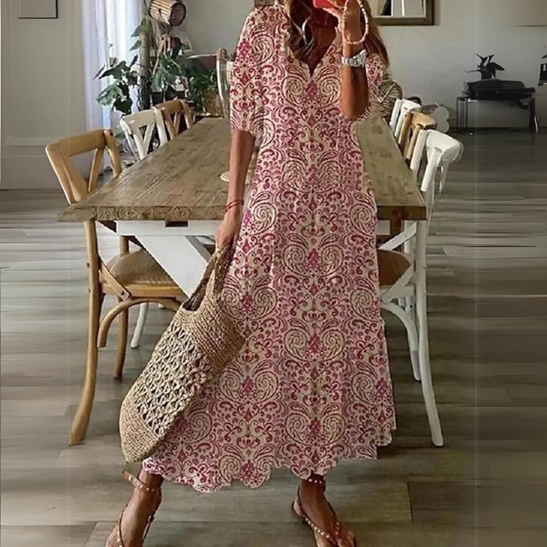 ANA | Robe Maxi Imprimé Fleuri