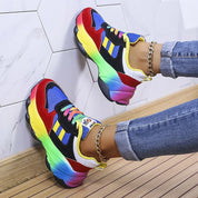 Melody | Chaussures au design arc-en-ciel vibrant