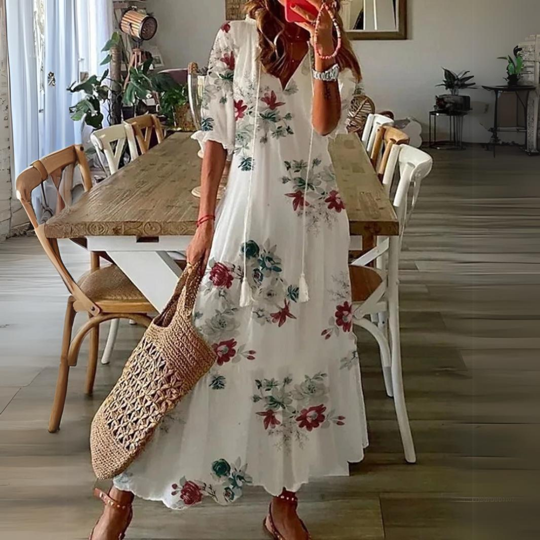 ANA | Robe Maxi Imprimé Fleuri