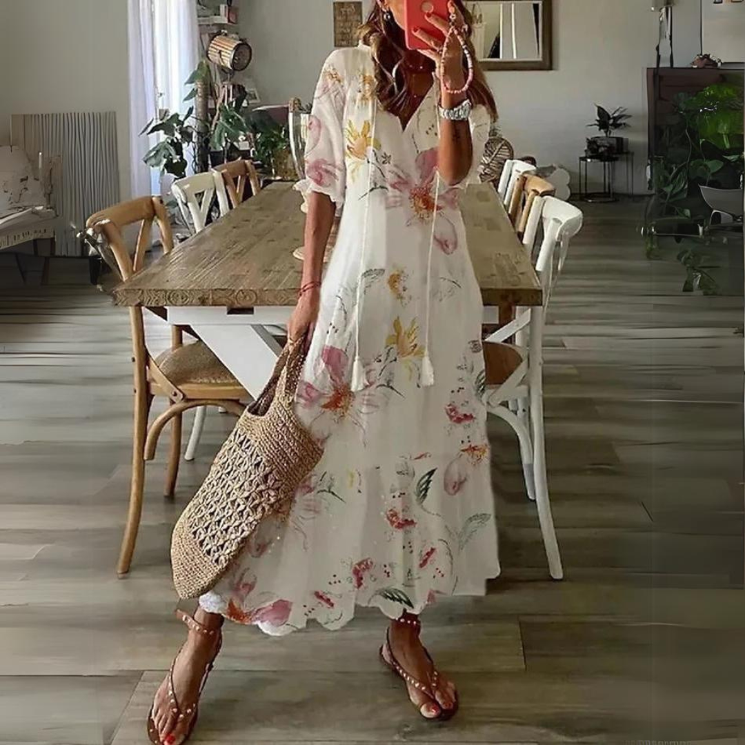 ANA | Robe Maxi Imprimé Fleuri