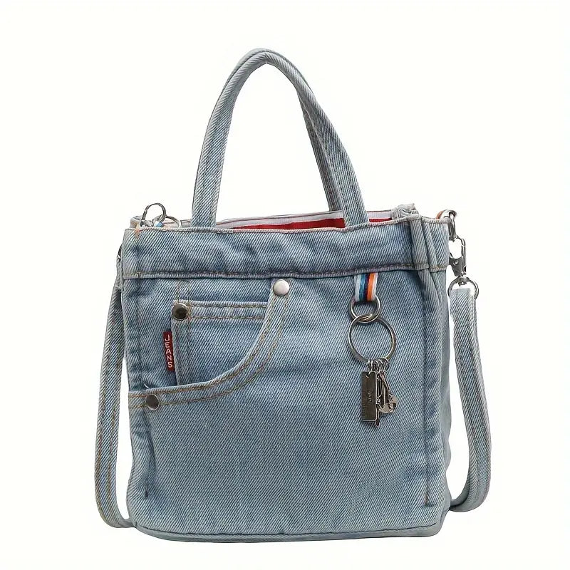 Lisa | Sac à bandoulière mini en denim chic