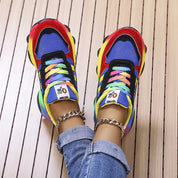 Melody | Chaussures au design arc-en-ciel vibrant