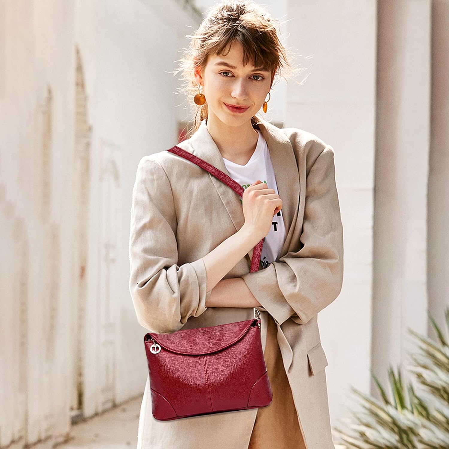 Zara | Sac à bandoulière anti-vol chic pour un style et une sécurité ultimes