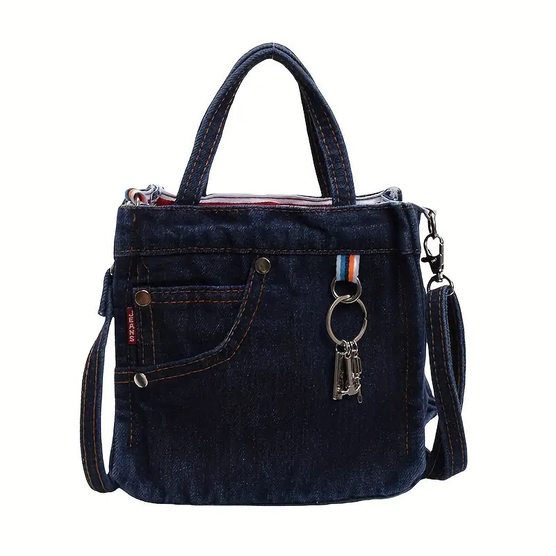 Lisa | Sac à bandoulière mini en denim chic