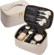 Dalia | Trousse de maquillage de voyage en cuir deluxe pour femmes