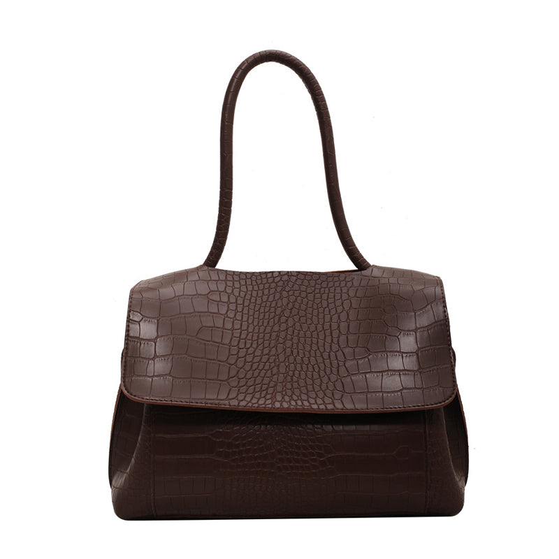 Alicia | Sac à bandoulière pour femmes à grande capacité avec motif crocodile chic