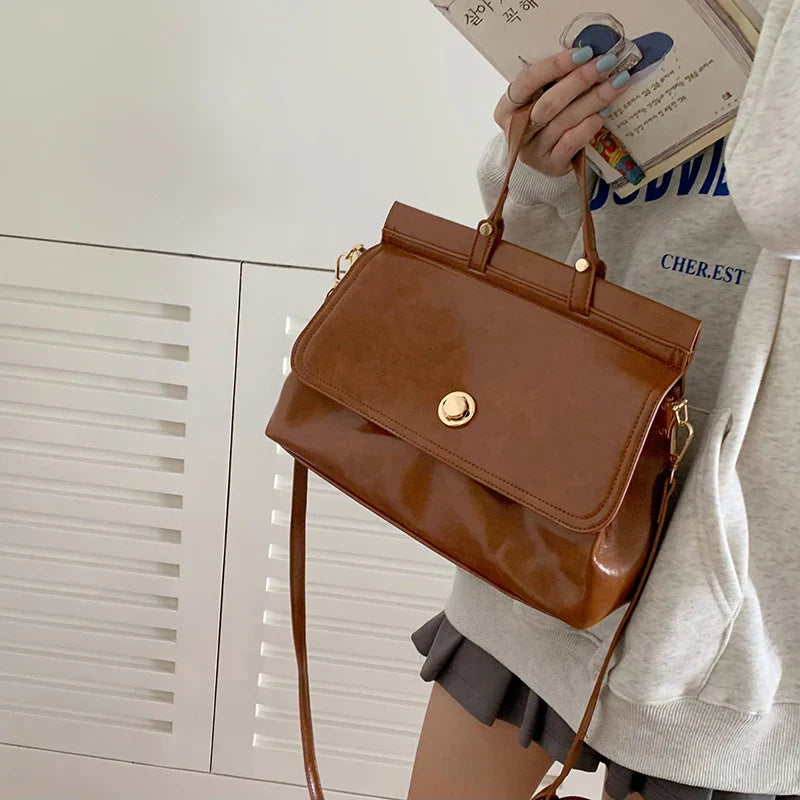 Miracle | Sac à main croisé en simili cuir vintage chic pour femme