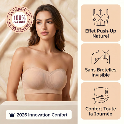 Soutien-gorge Push-Up Sans Bretelles