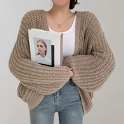 DONNA | Cardigan d'hiver en tricot tendance pour femmes