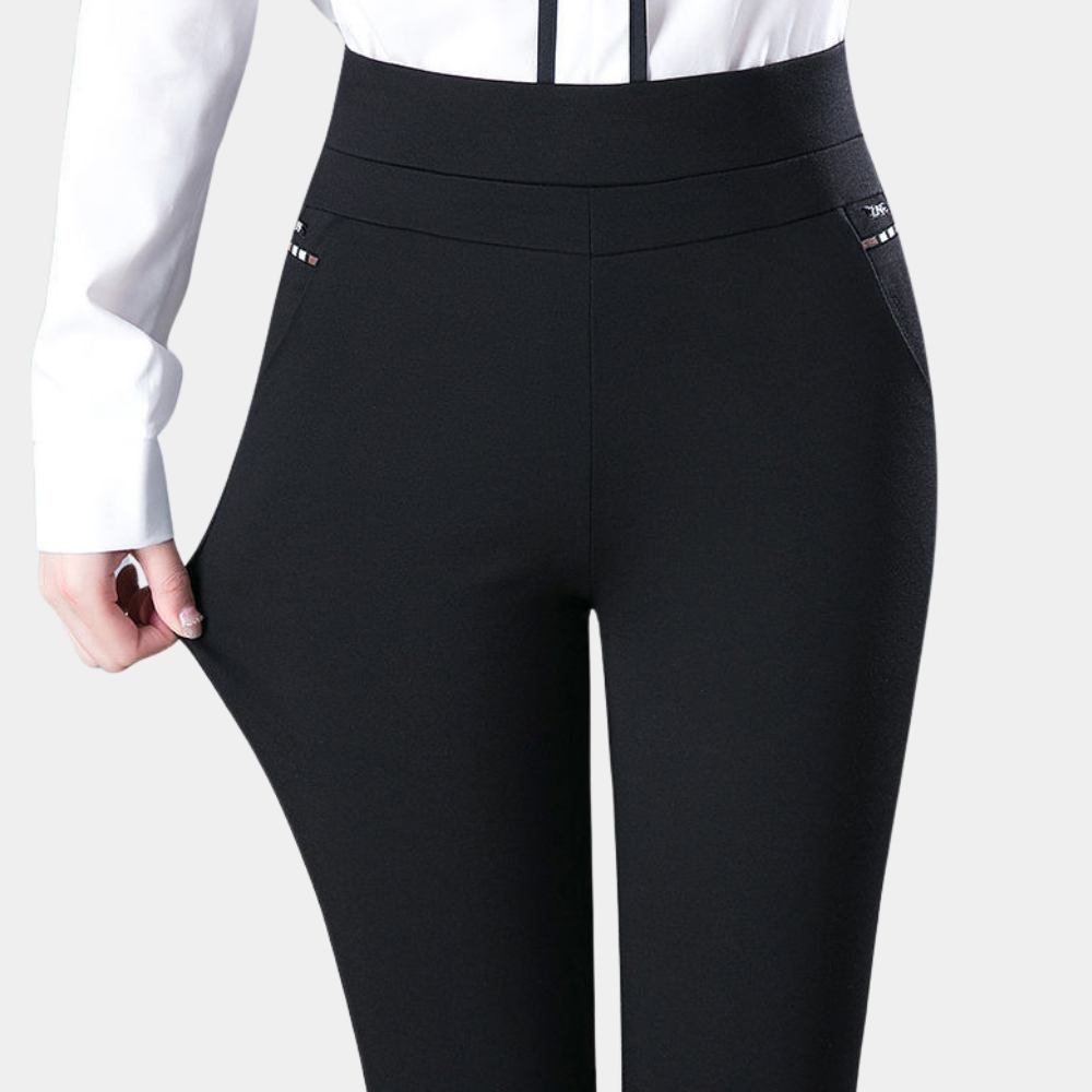 LELIE | Pantalons Stretch Chic Décontractés Femme