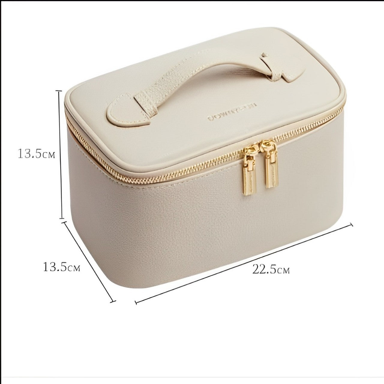 Dalia | Trousse de maquillage de voyage en cuir deluxe pour femmes