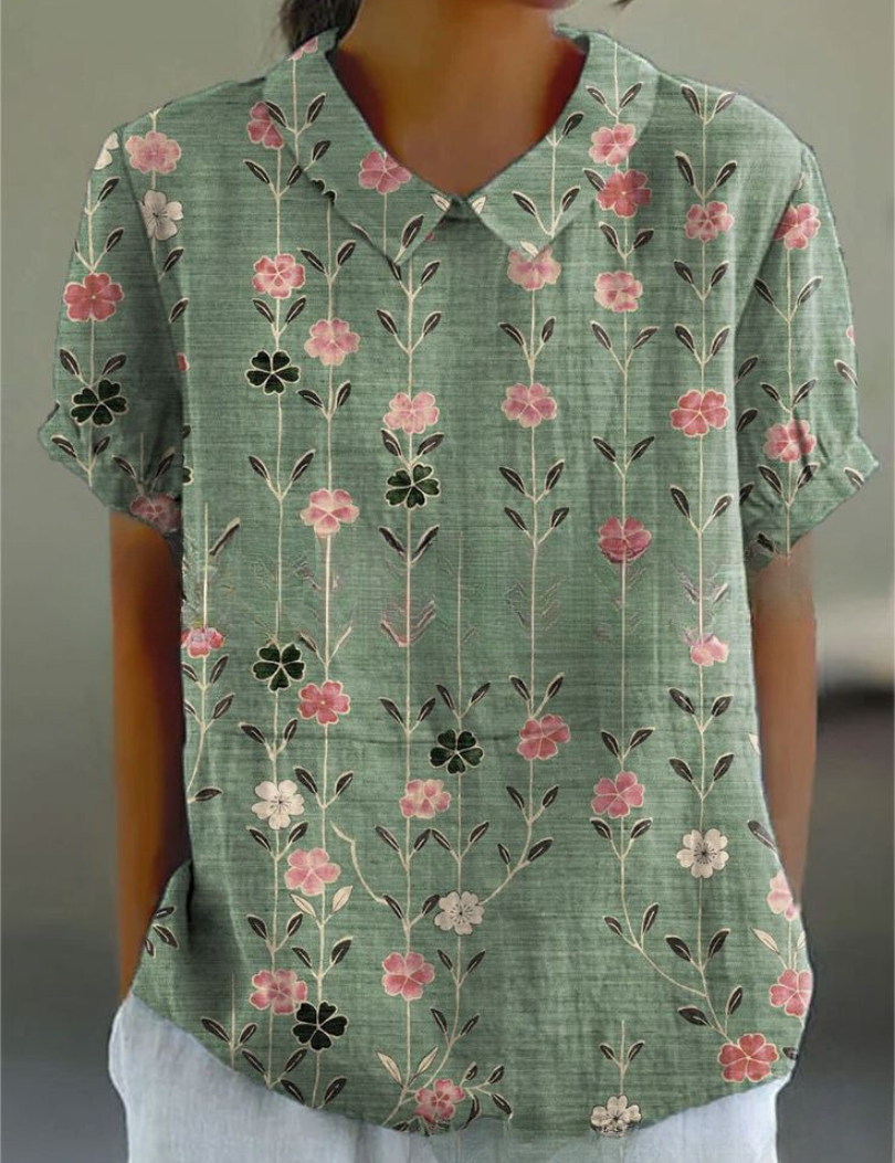 FLORA | Chemise florale avec fleurs