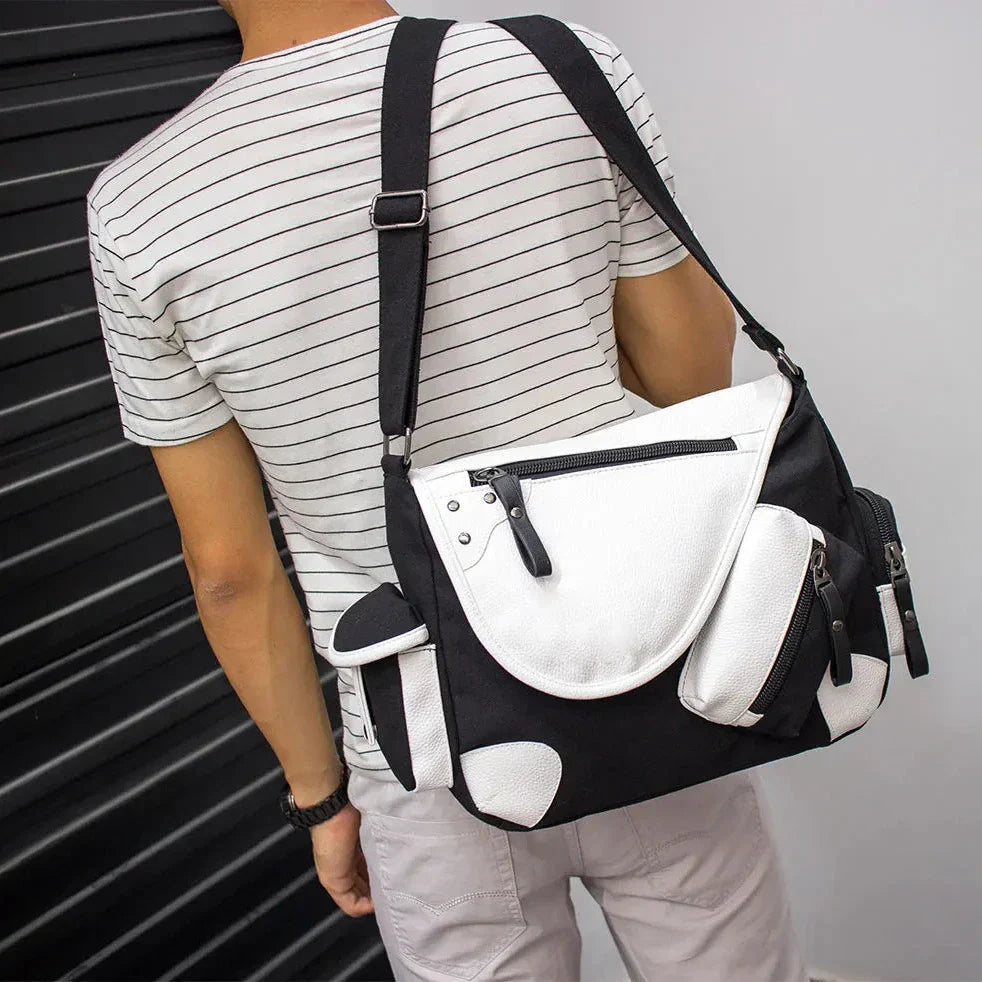 Mern | Sac messager de voyage en toile pour hommes