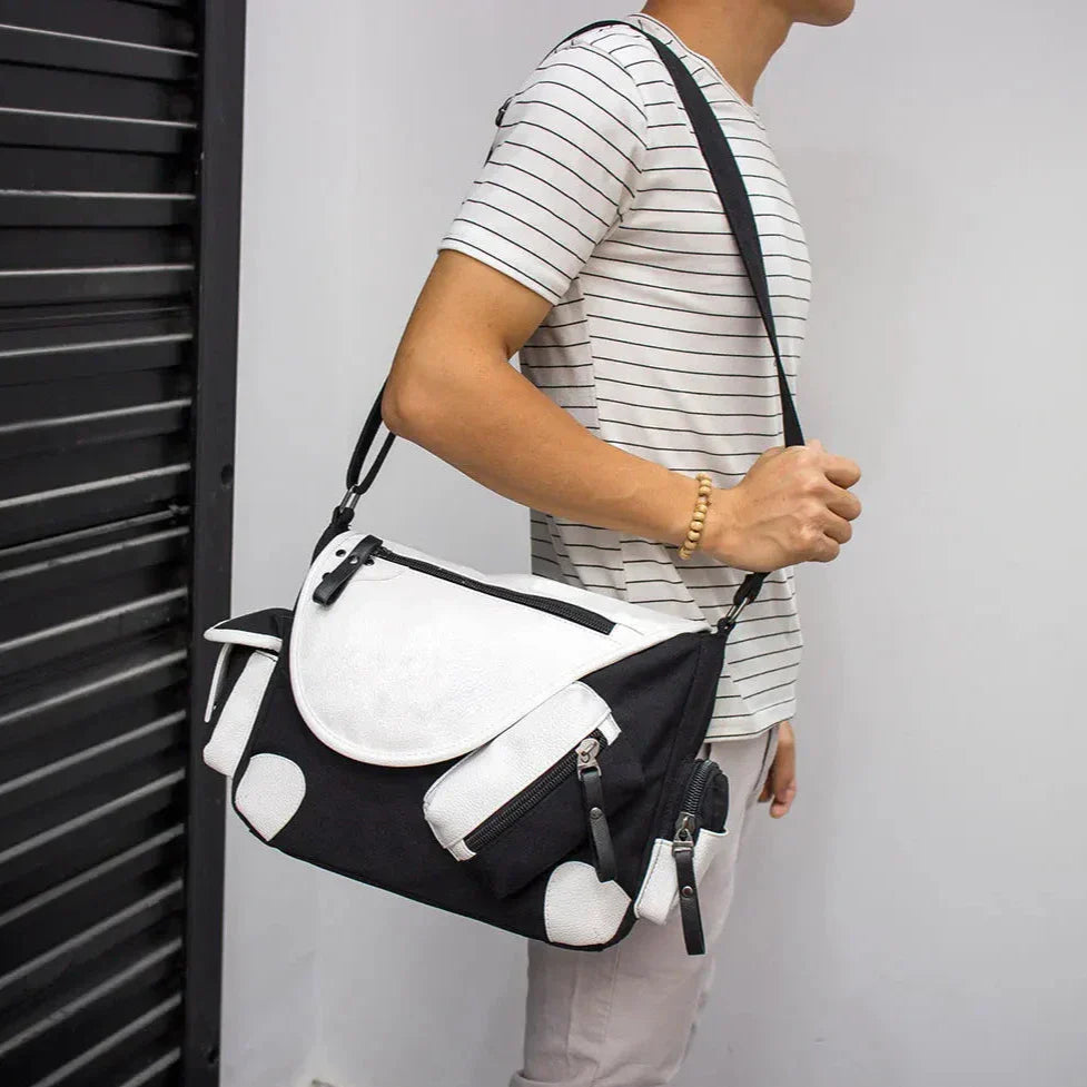 Mern | Sac messager de voyage en toile pour hommes