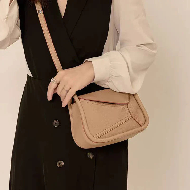 Demi | Sac à bandoulière en cuir PU géométrique