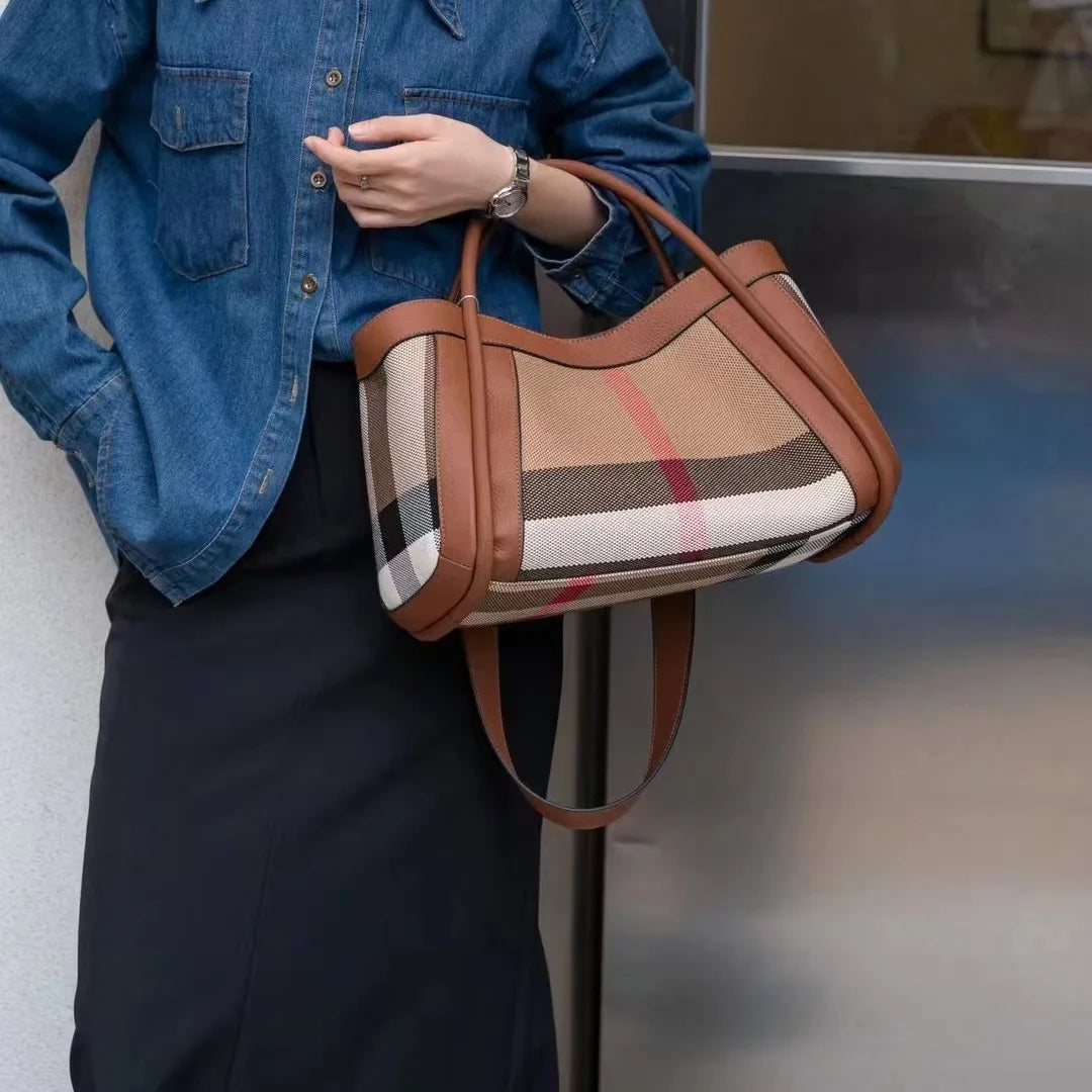 Sabrina | Grand Sac À Bandoulière en Cuir Patchwork pour Femme