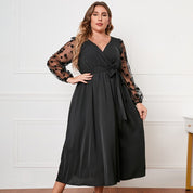 NITA | Robe Noire Grande Taille