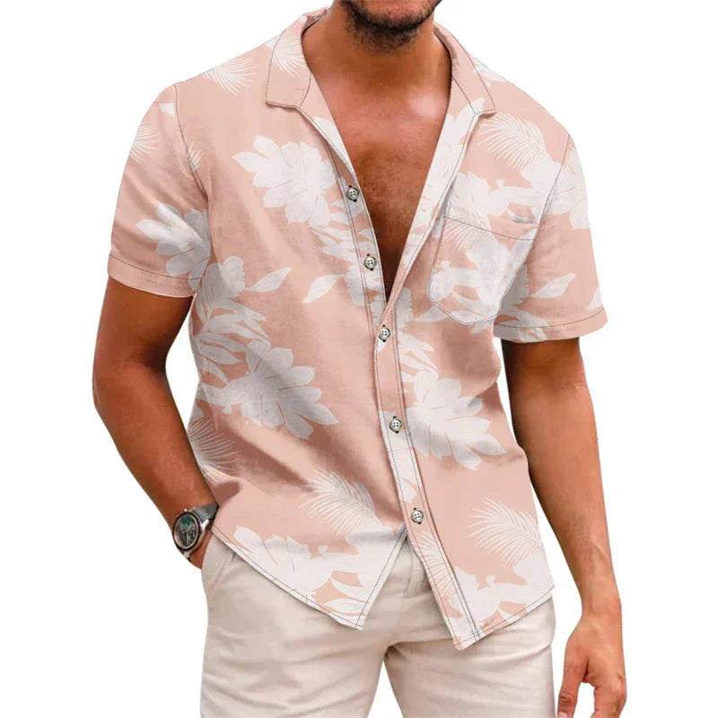 AARON | Chemise florale pour hommes