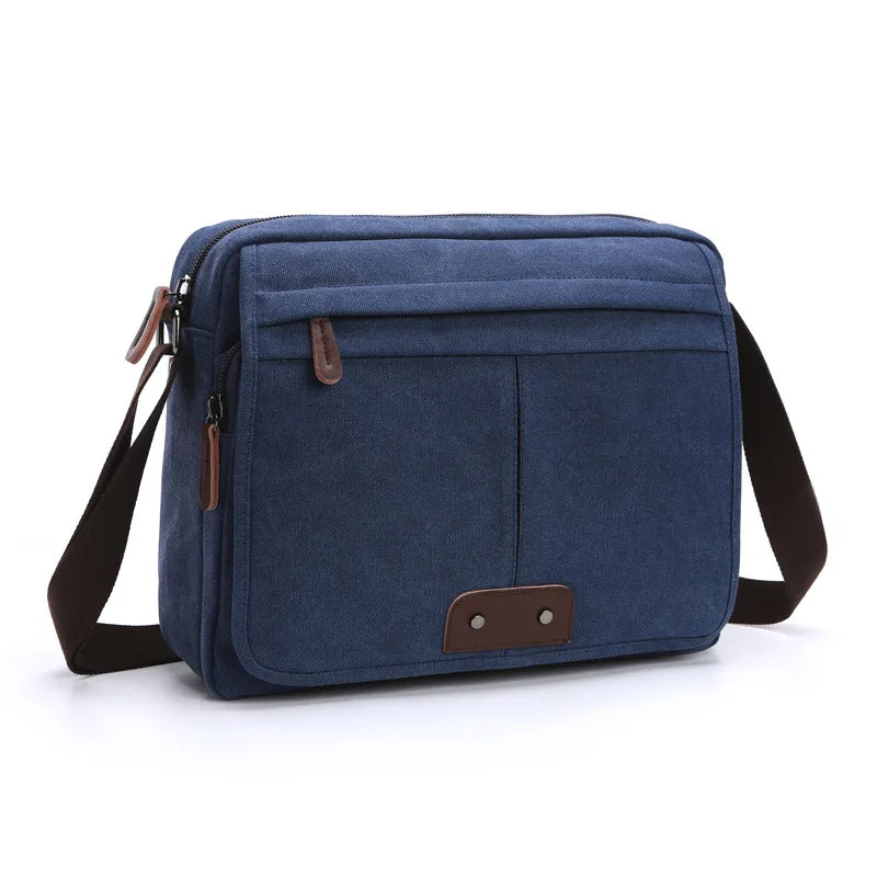 Zyair | Sac messager en toile vintage pour homme