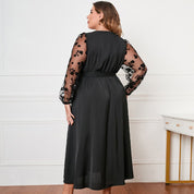 NITA | Robe Noire Grande Taille