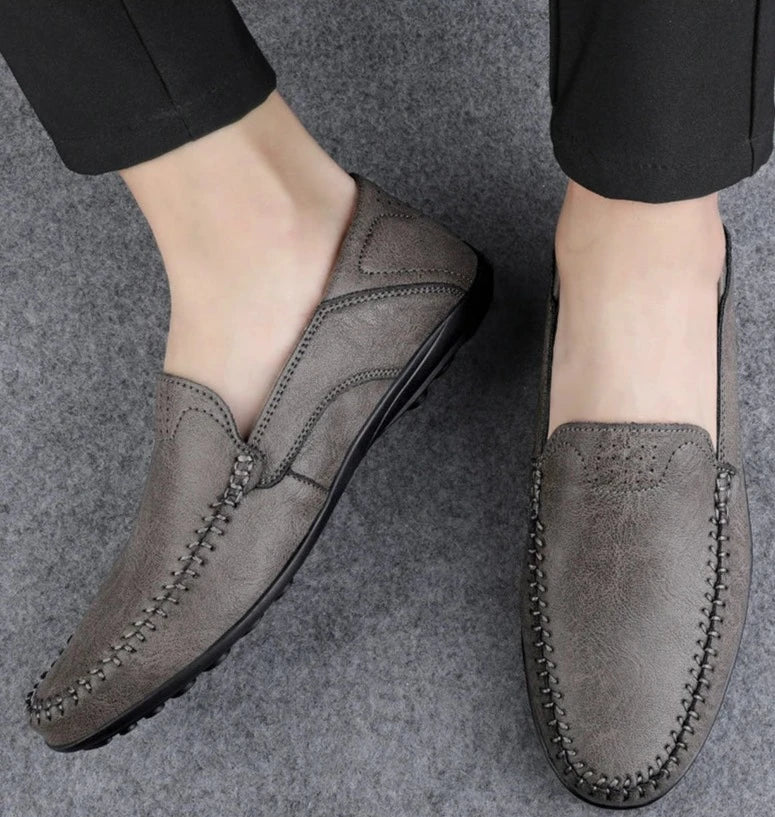 ENZO | Mocassins en cuir PU pour hommes