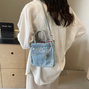 Lisa | Sac à bandoulière mini en denim chic