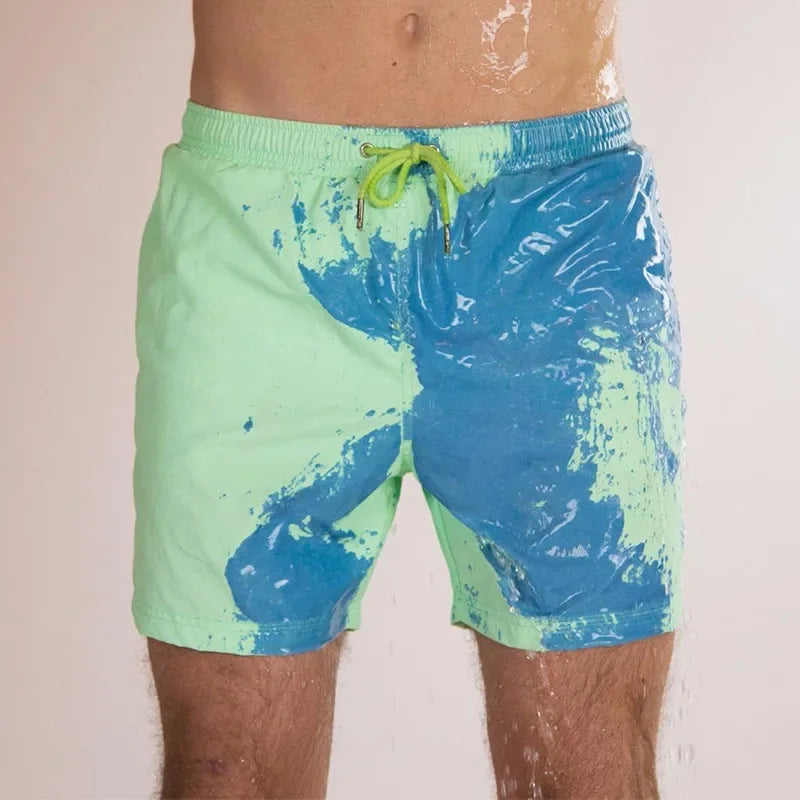 HANS | Maillot de bain magiques à couleur changeante pour homme multicolore