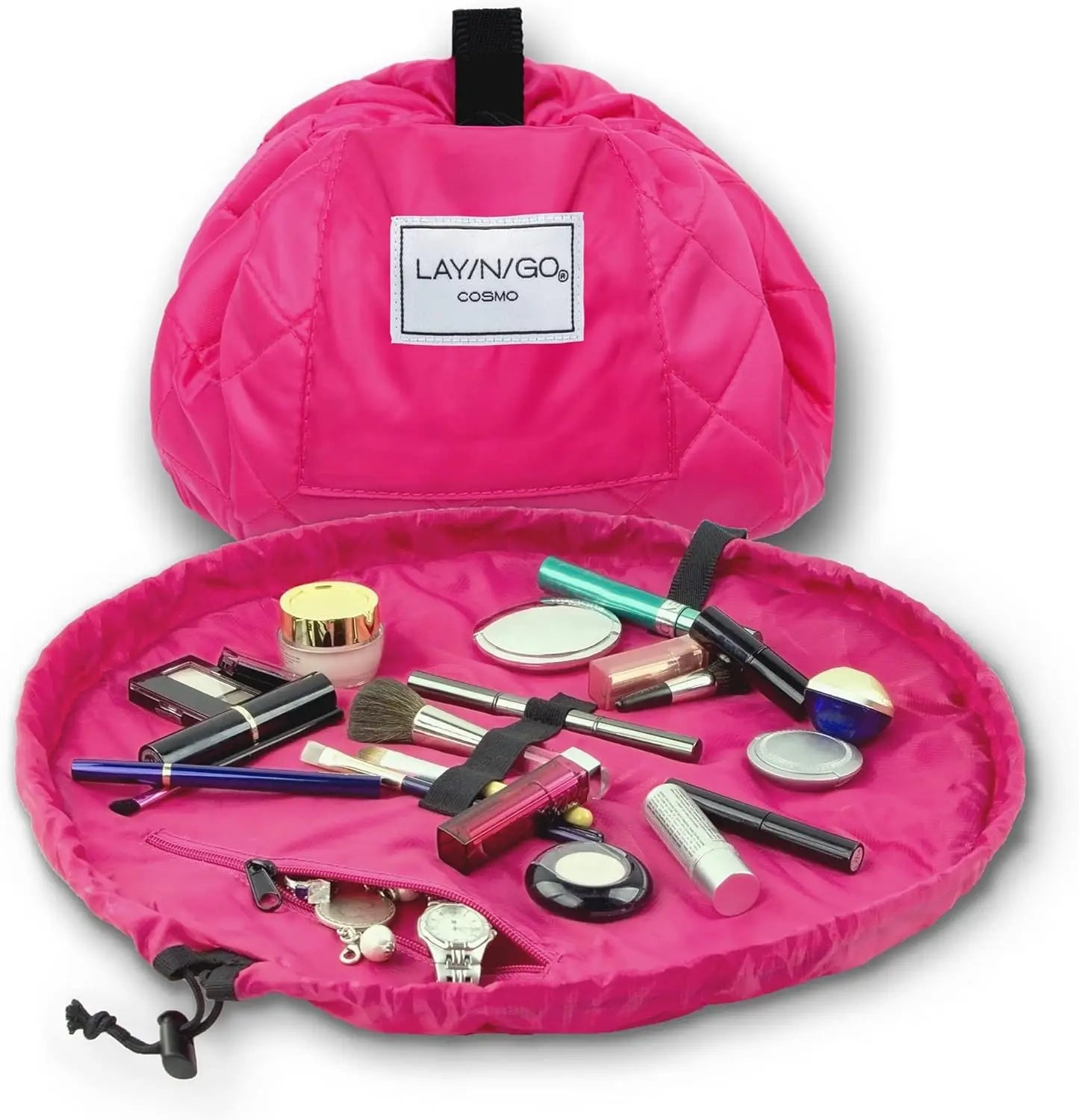 Layla | Trousse de maquillage élégante et polyvalente à accès rapide