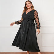 NITA | Robe Noire Grande Taille