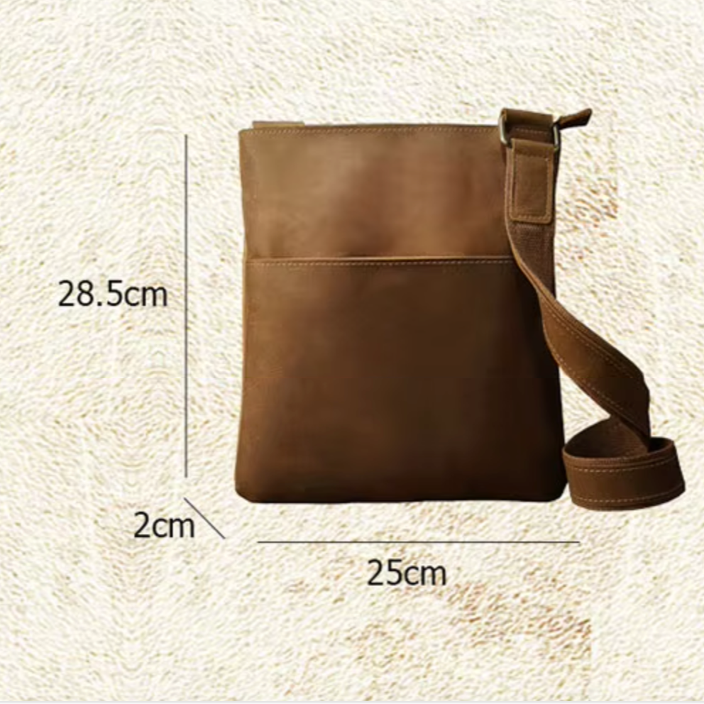 Vincenzo | Sac de voyage crossbody au design vintage élégant