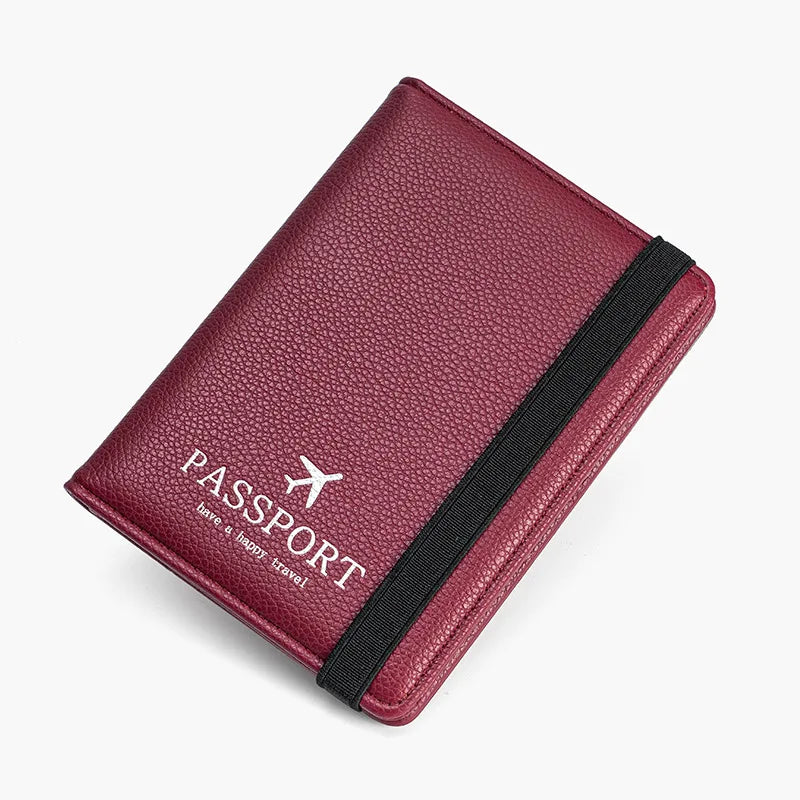 Bellamy | Portefeuille de voyage en cuir PU tendance avec protection RFID pour passeports