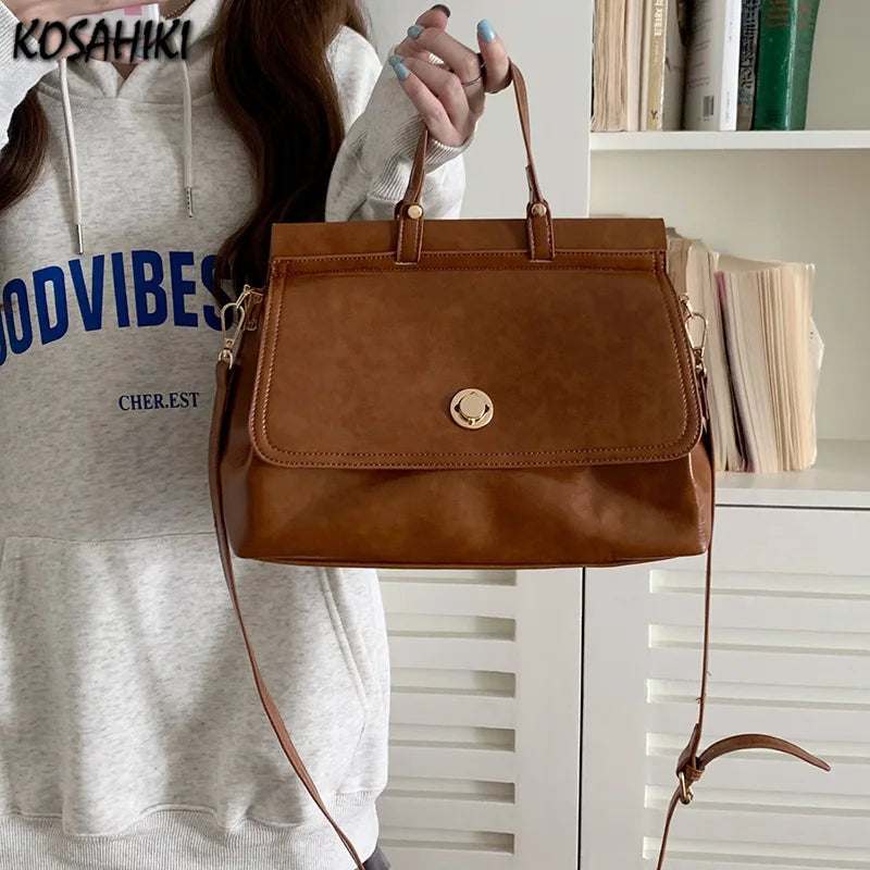 Miracle | Sac à main croisé en simili cuir vintage chic pour femme