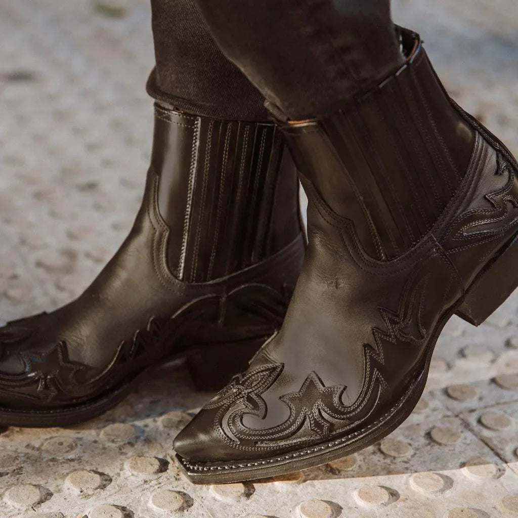 SARAH | Bottes de cowboy en cuir pour femmes