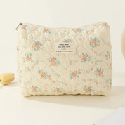 Ailany | Sac de voyage maquillage floral matelassé élégant