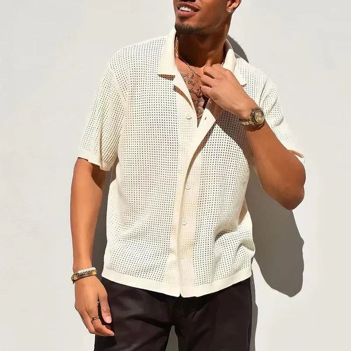 STUART | Chemise de plage en crochets pour hommes