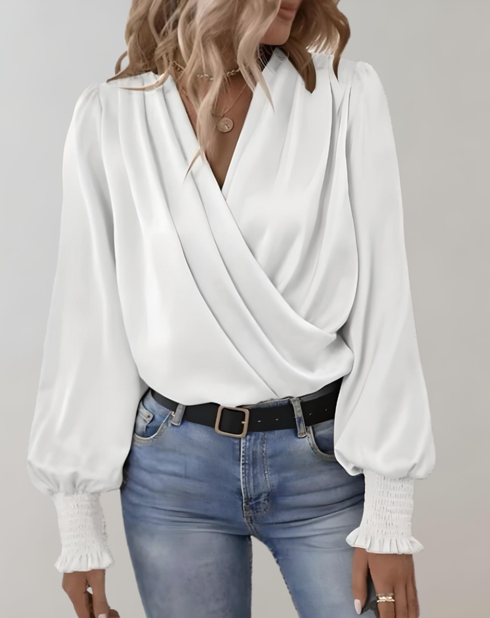 Adrianna | Blouse sophistiquée à manches longues