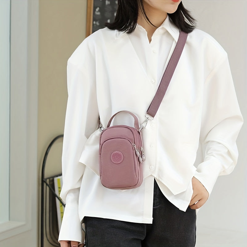 Mylah | Petit sac à main en nylon solide minimaliste à bandoulière