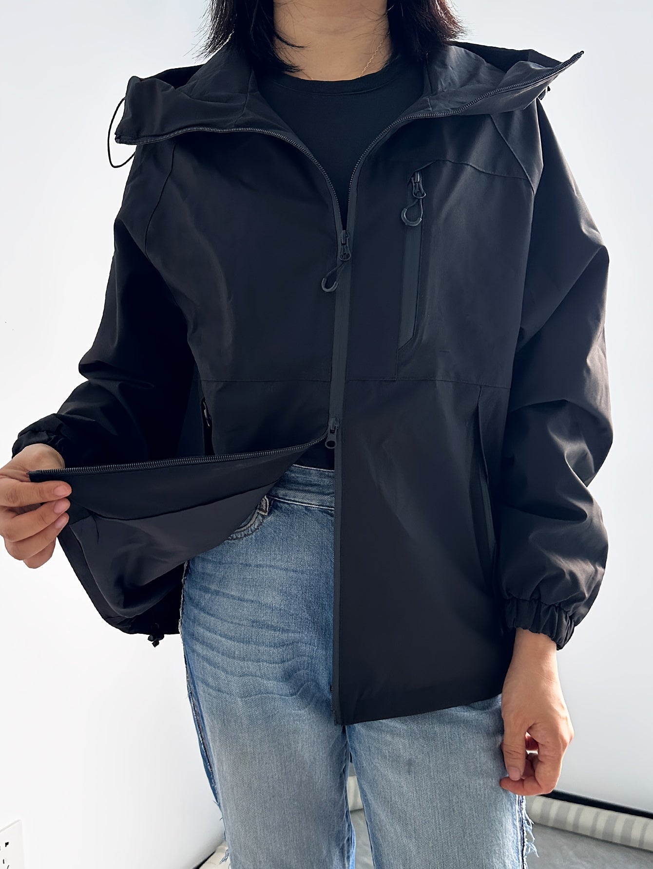 Julianne | Veste de pluie pour femme élégante, imperméable et coupe-vent